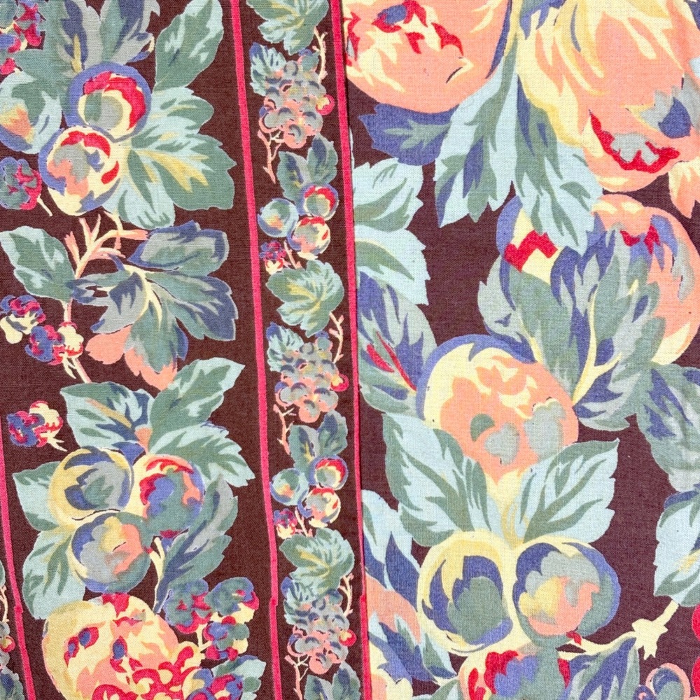 April Cornell Marguerite Tablecloth Square 53" Fruit French Country Cottagecore - Picture 8 of 9